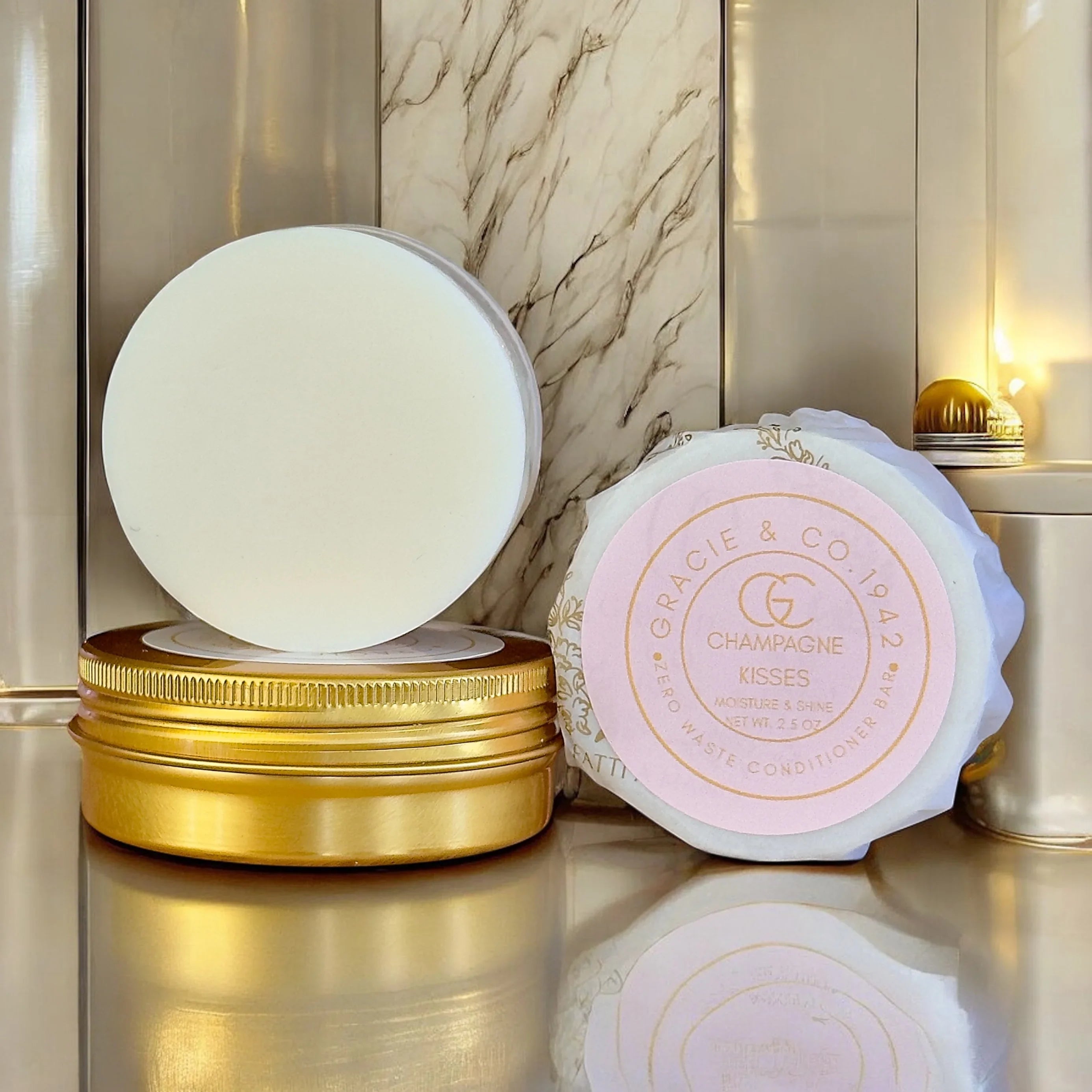 The Best Zero Waste Moisturizing Solid Conditioner - Gracie & Co. 1942